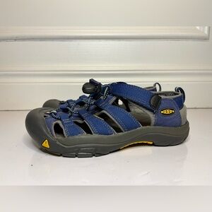 Keen Youth Size 4 Kids Newport H2 Hiking Water Sandals Blue Shoes